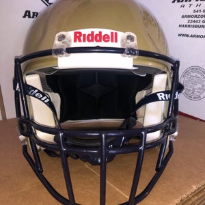 USED RIDDELL ADULT SPEED FOOTBALL HELMET - LARGE - VEGAS GOLD