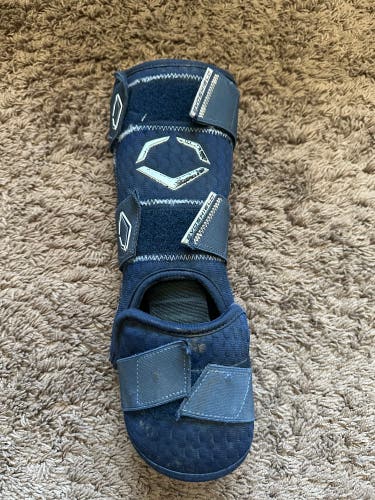 Evoshield Switch-Hitter Batter’s Leg Guard Navy/Black Adult Excellent!