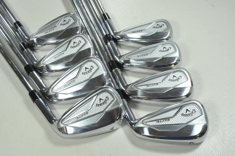 Callaway Elyte 4-PW,AW Iron Set Stiff Flex Right KBS Tour Lite Steel # 200029