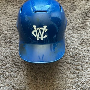 Rawlings S100 Professional Batting Helmet 7 1/4 Used Blue