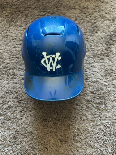 Rawlings S100 Professional Batting Helmet 7 1/4 Used Blue