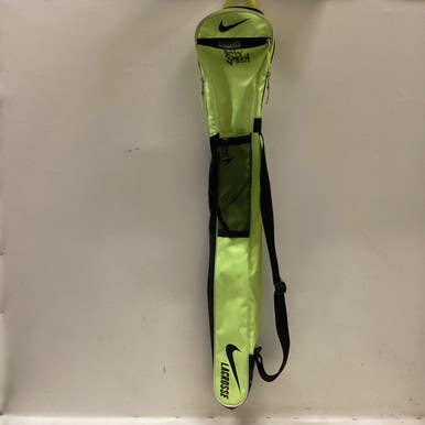 Used Nike LAX Accessories Stick Bags Neon Green 11725-S000489017