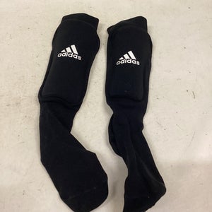 Used Adidas Soccer Shin Guards Junior Black SM Tall 11725-S000488987