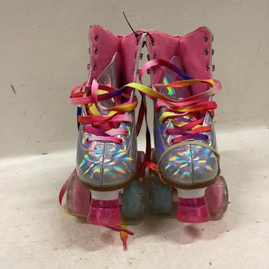 Used LIKU ROLLER QUAD SKATES Junior Roller Quad Skates Pink Junior 01.5 11725-S000488978