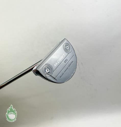 Left Handed Mizuno M Craft OMOI 05 Black Ion Forged 35" Putter Steel Golf Club