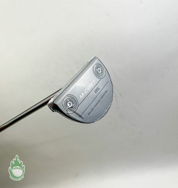 Left Handed Mizuno M Craft OMOI 05 Black Ion Forged 35" Putter Steel Golf Club