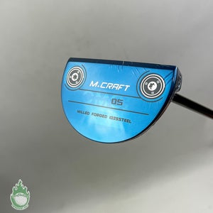 Right Handed Mizuno M Craft OMOI 05 Blue Ion Forged 35" Putter Steel Golf Club