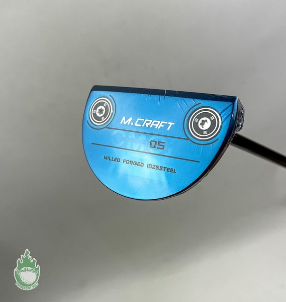 Right Handed Mizuno M Craft OMOI 05 Blue Ion Forged 35" Putter Steel Golf Club