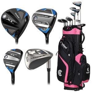 Cleveland Launcher XL Halo Womens 10-Piece Complete Package Set Black/Pink NEW!