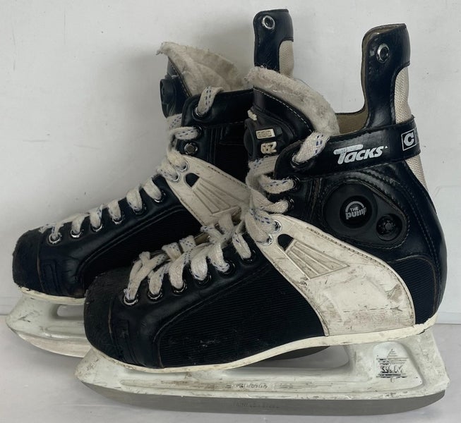 Vintage CCM Tacks 652 Skates JR Reebok Pump size 5 junior hockey ice skate rare