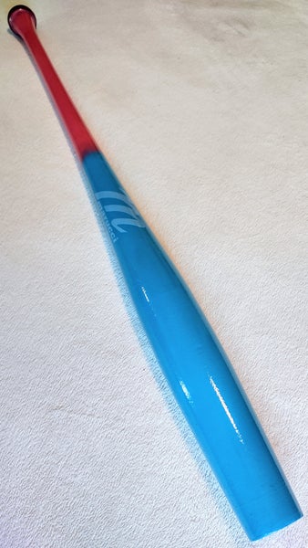 NEW Marucci Torpedo 34"/32oz Maple Wood Baseball Bat Blem AP5 Baby Blue/Pink Gloss