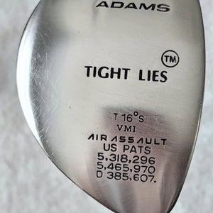 Men's Adams Tight Lies 16° Fairway Wood RH; Regular Graphite Shaft