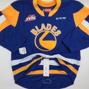 CCM Saskatoon Blades WHL CHL Team Issued Authentic Pro Stock Hockey Jersey 56
