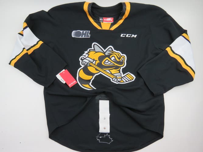 CCM Sarnia Sting OHL CHL Team Issued Authentic Pro Stock Hockey Jersey 56 MiC