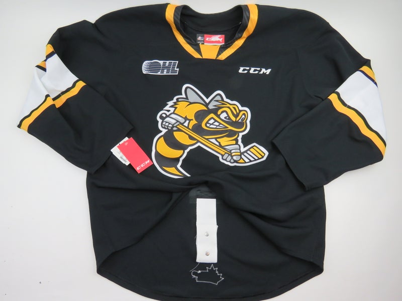 CCM Sarnia Sting OHL CHL Team Issued Authentic Pro Stock Hockey Jersey 56 MiC