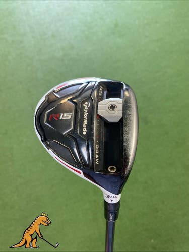 Used TaylorMade R15 3HL 17* 3-Wood Fujikura Speeder Graphite Stiff Flex