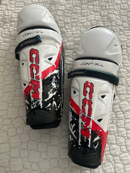 Junior CCM Jetspeed FT6 13" Shin Pads (Used)