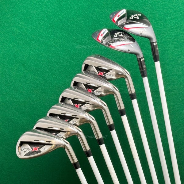 Callaway X Hot 4H,5H 6-AW Combo Iron Set Factory I-75G Graphite Regular