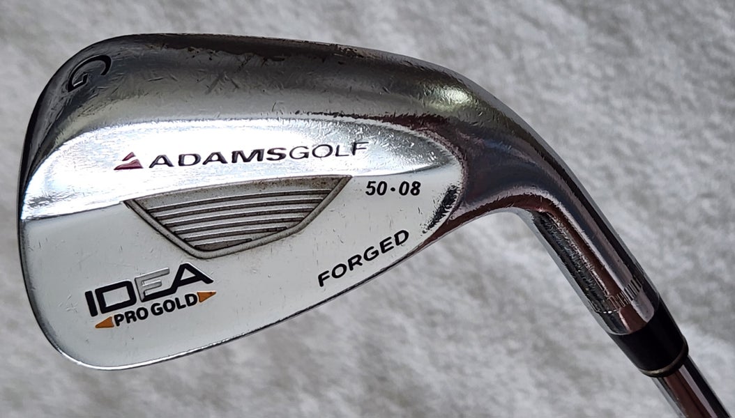 Adams Pro Gold 50°/08 Gap (G) Wedge RH; Steel Shaft