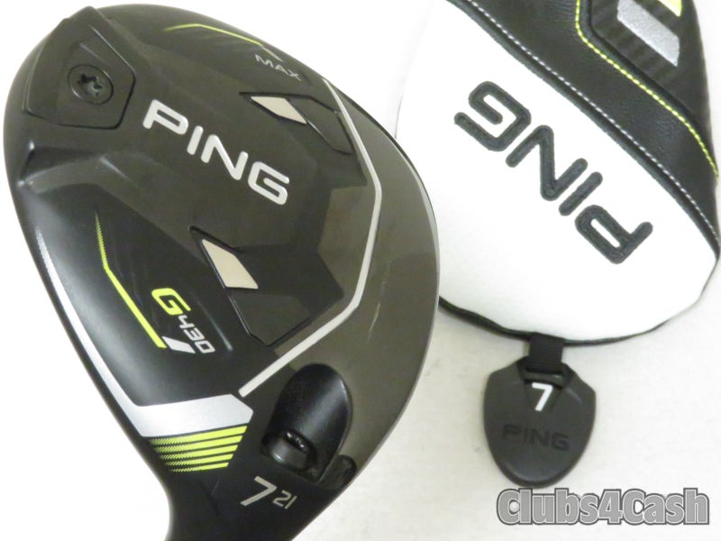 PING G430 Max Fairway 21 7 Wood TOUR 2.0 Chrome 75 Stiff Flex +Cover