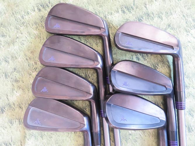 Kyoei KK HERITAGE CB Prototype Black 4-PW Irons STEELFIBER i95 STIFF