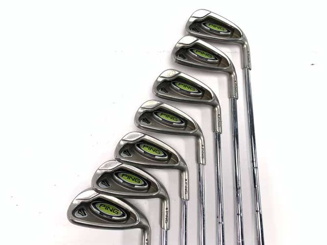 Ping Rapture Iron Set 5-PW+GW Maroon Dot 5* Up Cushin Regular Steel Mens RH- +1"