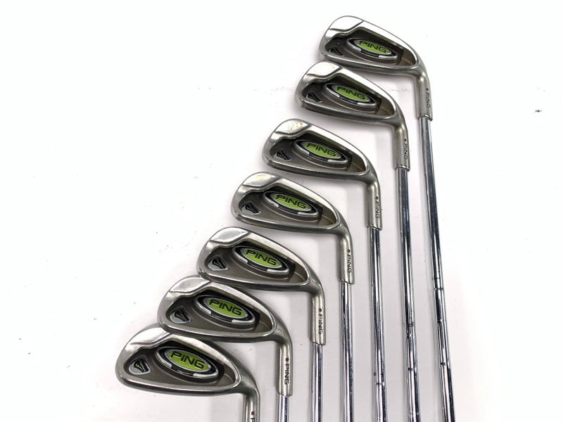 Ping Rapture Iron Set 5-PW+GW Maroon Dot 5* Up Cushin Regular Steel Mens RH- +1"