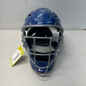 Used Easton GAMETIME Catchers Helmet w/Mask Royal Blue LG 11835-S000196869
