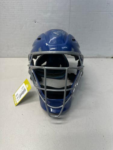 Used Easton GAMETIME Catchers Helmet w/Mask Royal Blue LG 11835-S000196869