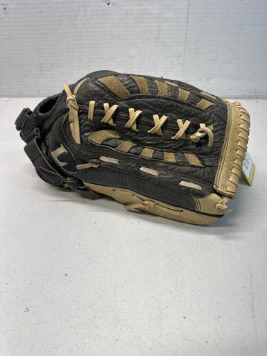 Used Louisville Slugger KHB1400 BB/SB Glove RH Throw Black 14" 11835-S000196870
