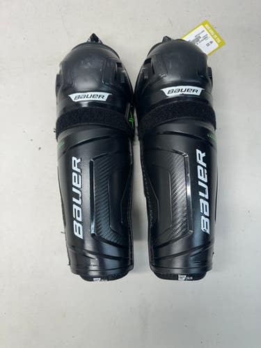 Used Bauer X Junior Shin Guards Black 11" 11835-S000196848
