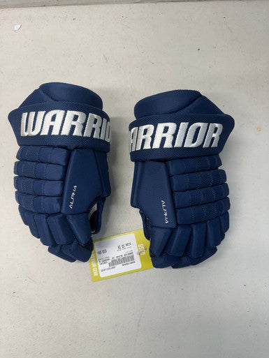 Used Warrior ALPHA Senior Gloves Navy Blue 10" 11835-S000196846
