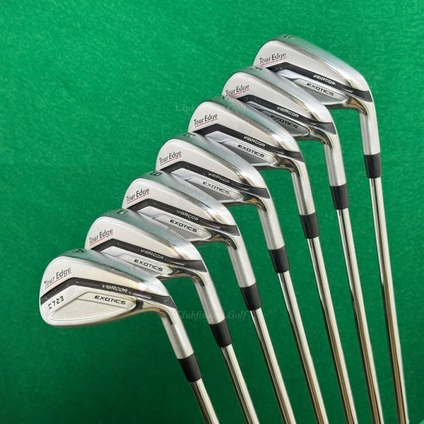 Tour Edge Exotics C723 VibRcor 5-AW Iron Set Elevate MPH 95 Steel Regular