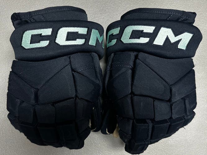 CCM HG12 Pro Stock Hockey Gloves 13" Blue KRAKEN 91682