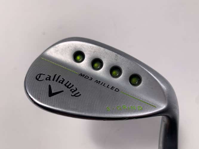 Callaway MD3 Milled Chrome S-Grind Lob Wedge 60* 9 S-Grind TT DG Wedge Mens RH