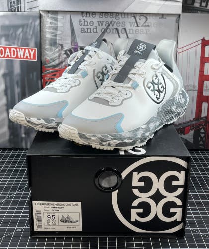 G/Fore GFORE MG4x2 Camo Sole Hybrid Golf Shoe Sneakers Mens 9.5 White Gray NEW