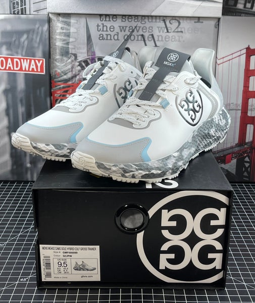 G/Fore GFORE MG4x2 Camo Sole Hybrid Golf Shoe Sneakers Mens 9.5 White Gray NEW