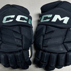CCM JetSpeed FT1 Pro Stock Hockey Gloves 14" Navy Blue KRAKEN 10470