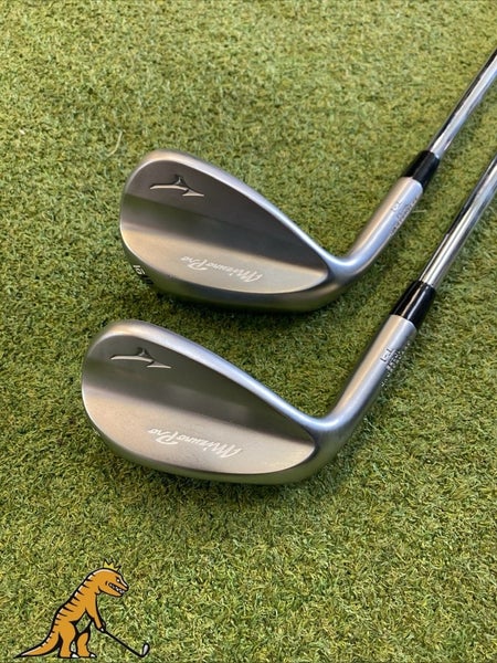 Used LH Mizuno Pro T-1 Wedge Set 52*, 56* Dynamic Gold Tour Issue S400 Steel