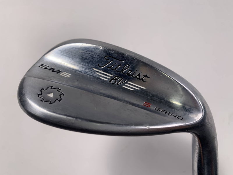 Titleist Vokey SM6 Tour Chrome Lob Wedge LW 58* 10 S-Grind Wedge Steel Mens RH