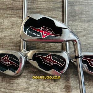 Callaway Big Bertha Iron Set 4-SW / Steel, Regular Flex (54)