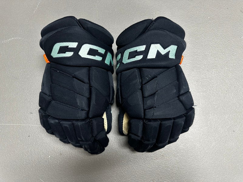CCM JetSpeed FT1 Pro Stock Hockey Gloves 14" Navy Blue KRAKEN 162041