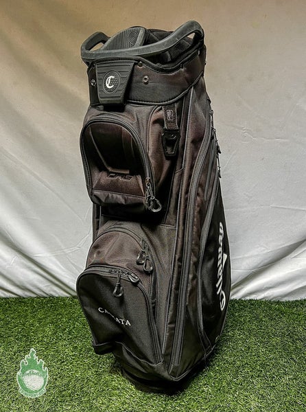 Used Callaway ORG 14 Way Golf Cart Carry Bag Black Cascata Golf Club