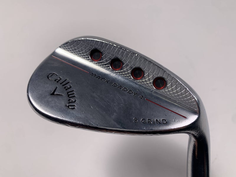 Callaway Mack Daddy 4 Chrome Gap Wedge GW 52* 10 S-Grind Recoil F3 35g Mens RH