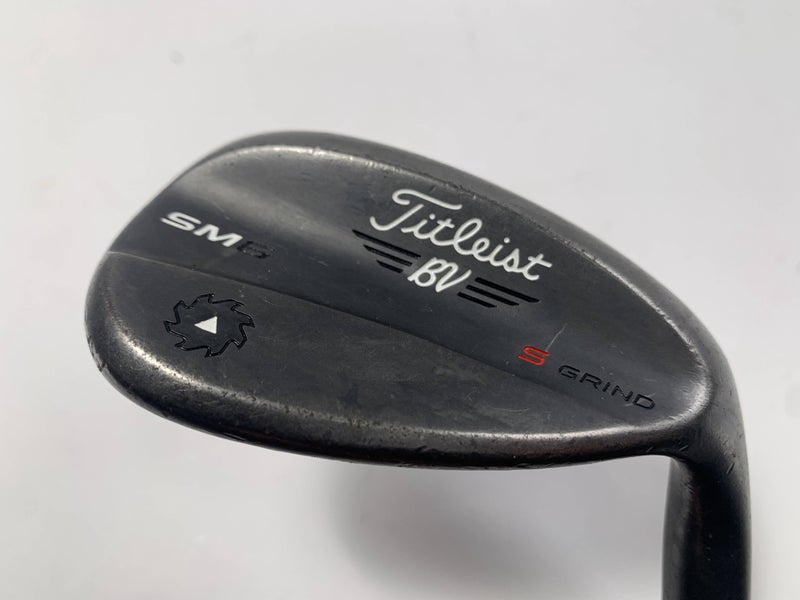 Titleist Vokey SM6 Jet Black Lob Wedge LW 60* 10 Bounce Wedge Steel Mens RH