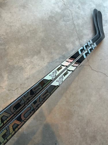 2 PACK P92 75 Flex Senior CCM Tacks XF Pro Left Hand Hockey Stick Pro Stock NHL (New)