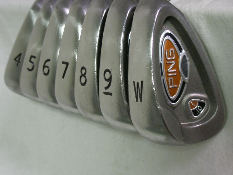 Ping i10 Irons Set 4-PW Silver Dot (Steel Z-Z65 Stiff) +1.5" LONG Golf Clubs