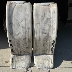 Large  Bauer MACH Goalie Leg Pads  (Used)