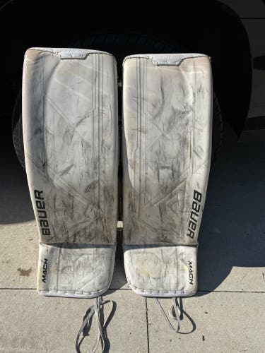 Large  Bauer MACH Goalie Leg Pads  (Used)