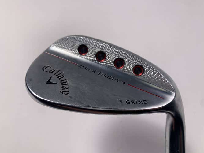 Callaway Mack Daddy 4 Chrome Gap Wedge GW 52* 10 S-Grind KBS Tour DG Mens RH